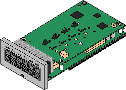 IP 500V2 Combination Card with 4 Analog Trunks
