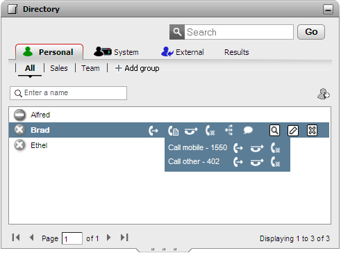 one-X Directory Gadget